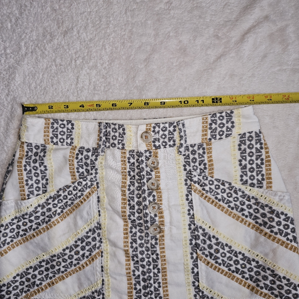 Anthropologie 2-Piece Shirt And Skirt Set Size 4 - Picture 12 of 15